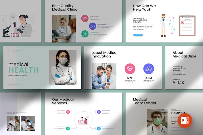 医疗诊疗专业知识分享展示PPT模板 - 顶尖PPT