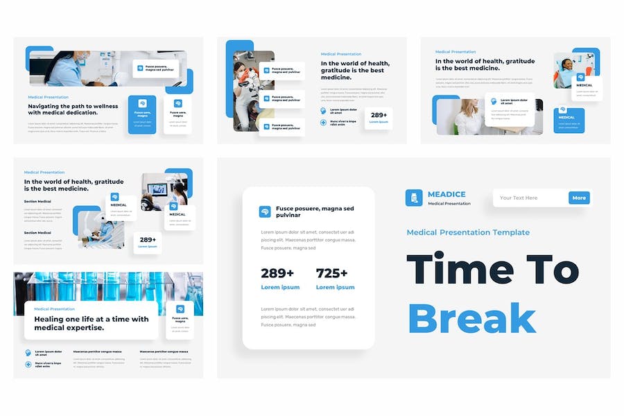 医疗健康医院诊疗服务Keynote模板 Retry - 顶尖PPT