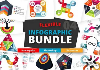 精美PPT信息逻辑图形图表合集3种格式PS/AI/PPT - 顶尖PPT