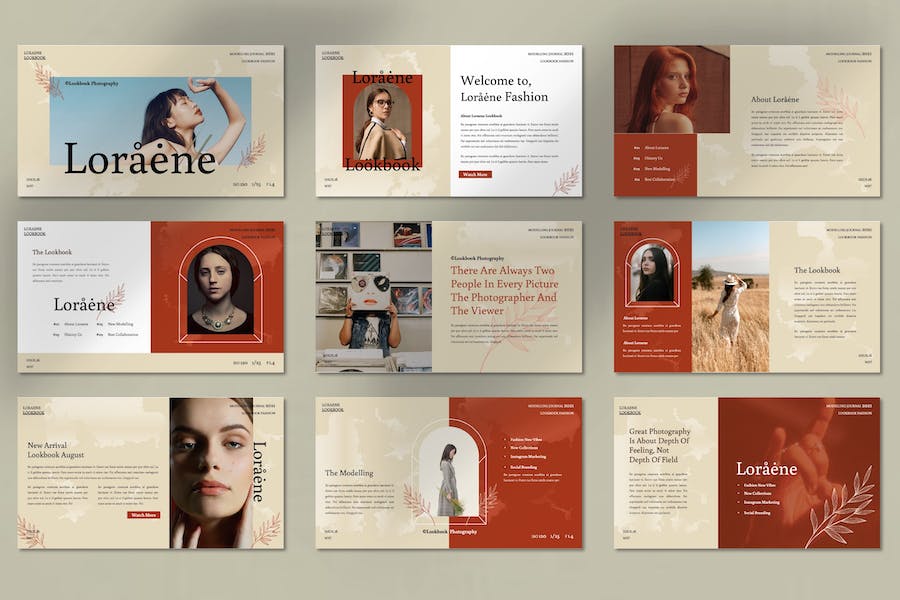 建筑室内设计3D建模展示Keynote模板 - 顶尖PPT