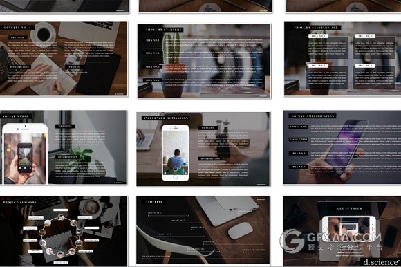 团队公司办公环境介绍展示PPT+keynote模板 - 顶尖PPT