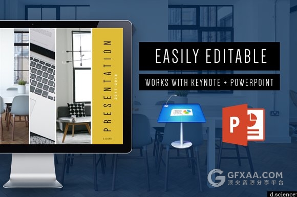 团队公司办公环境介绍展示PPT+keynote模板 - 顶尖PPT
