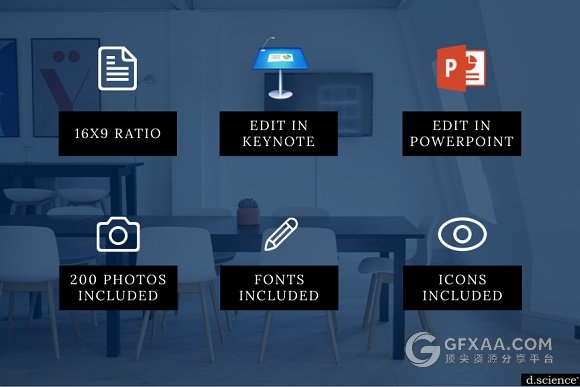 团队公司办公环境介绍展示PPT+keynote模板 - 顶尖PPT
