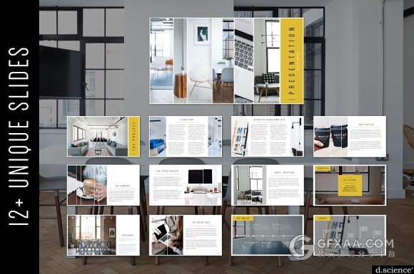 团队公司办公环境介绍展示PPT+keynote模板 - 顶尖PPT