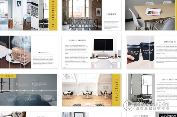 团队公司办公环境介绍展示PPT+keynote模板 - 顶尖PPT