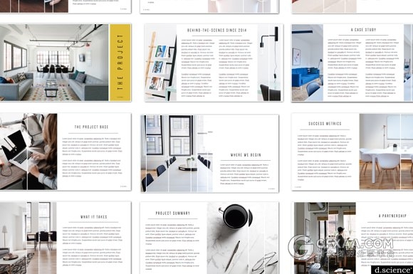 团队公司办公环境介绍展示PPT+keynote模板 - 顶尖PPT