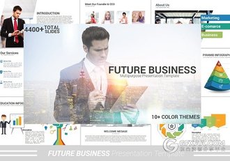 4400页10种配色高端商务大气keynote多用途模板 - 顶尖PPT