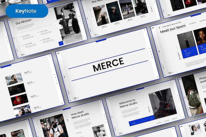 国外极简创意商务商业通用keynote模板 - 顶尖PPT