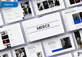 国外极简创意商务商业通用keynote模板 - 顶尖PPT