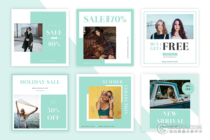 清新文艺风格小尺寸手机端PPT模板 - 顶尖PPT