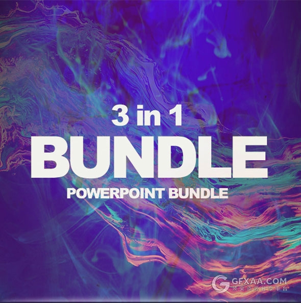 3套高端商务精美配色多图形图标PPT模板合集 - 顶尖PPT