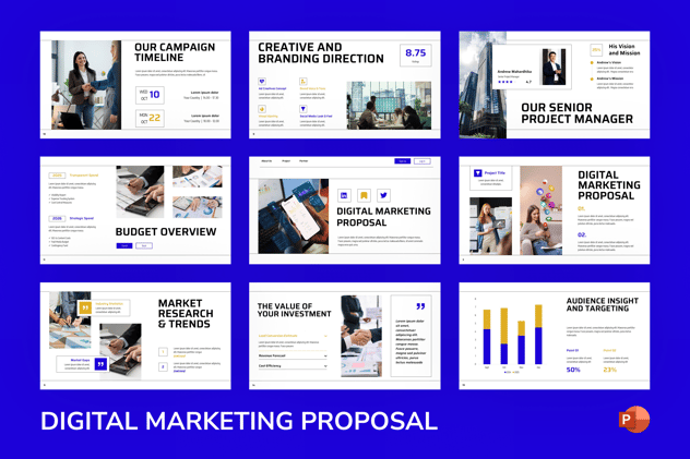 企业数字化营销全渠道方案策划PPT模板 - 顶尖PPT