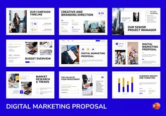 企业数字化营销全渠道方案策划PPT模板 - 顶尖PPT