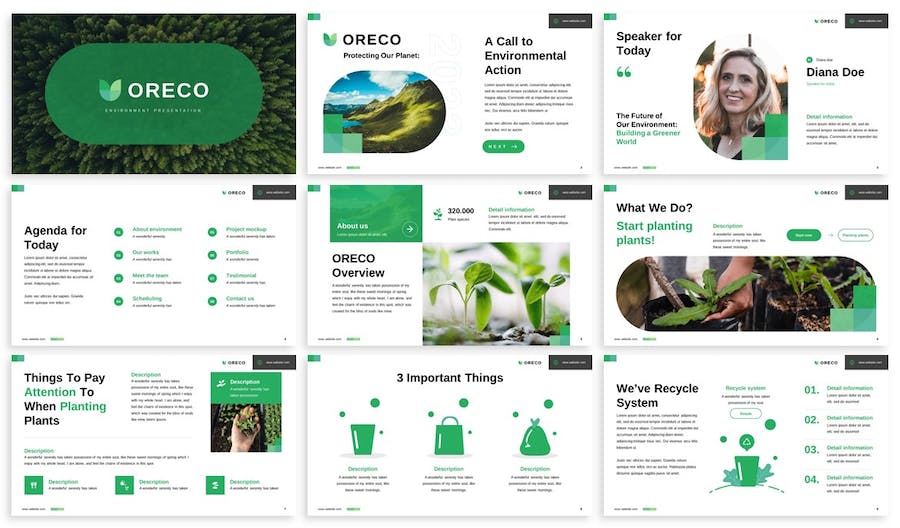 环保生态资源保护方案PPT模板 - 顶尖PPT