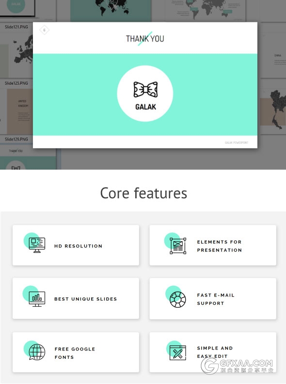 133页扁平化色块文艺小清新配色PPT模板 - 顶尖PPT