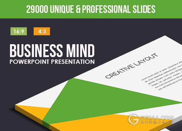 100页色彩图形图标商务多用途PPT模板 - 顶尖PPT