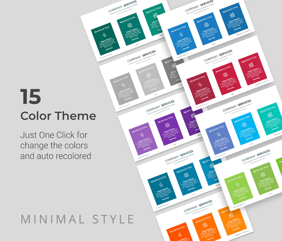 极简风格室内设计商业计划书PPT模板 - 顶尖PPT