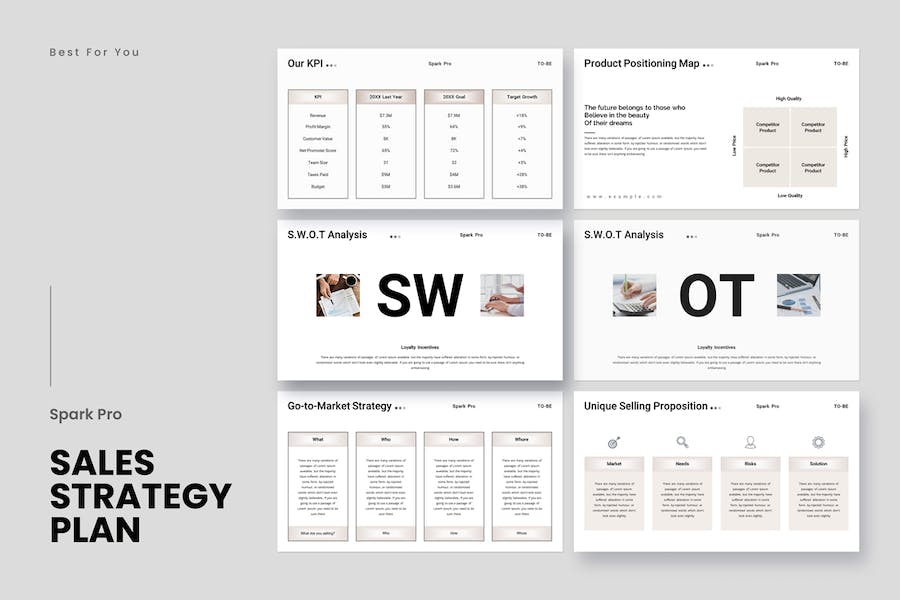 销售战略计划方案展示PPT模板 - 顶尖PPT