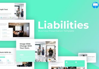 财务报告资产管理负债业务分析银行理财主题keynote模板 - 顶尖PPT