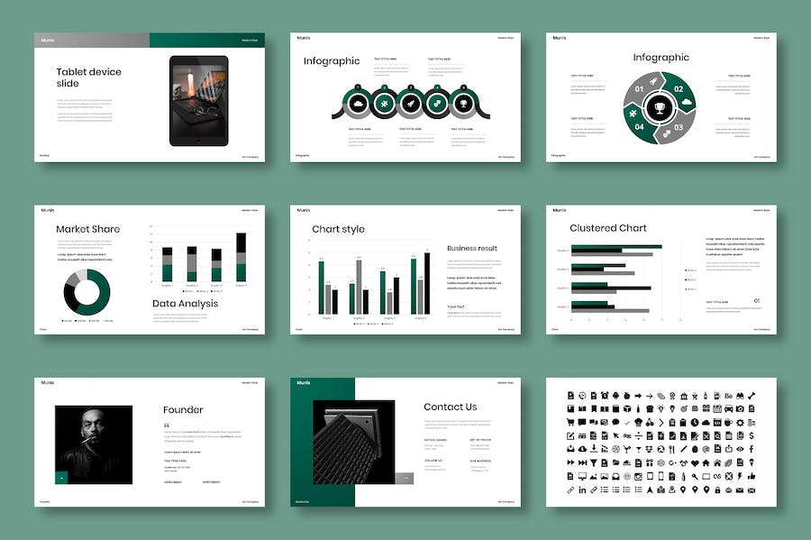 市政府公共服务项目商务介绍PPT模板 - 顶尖PPT