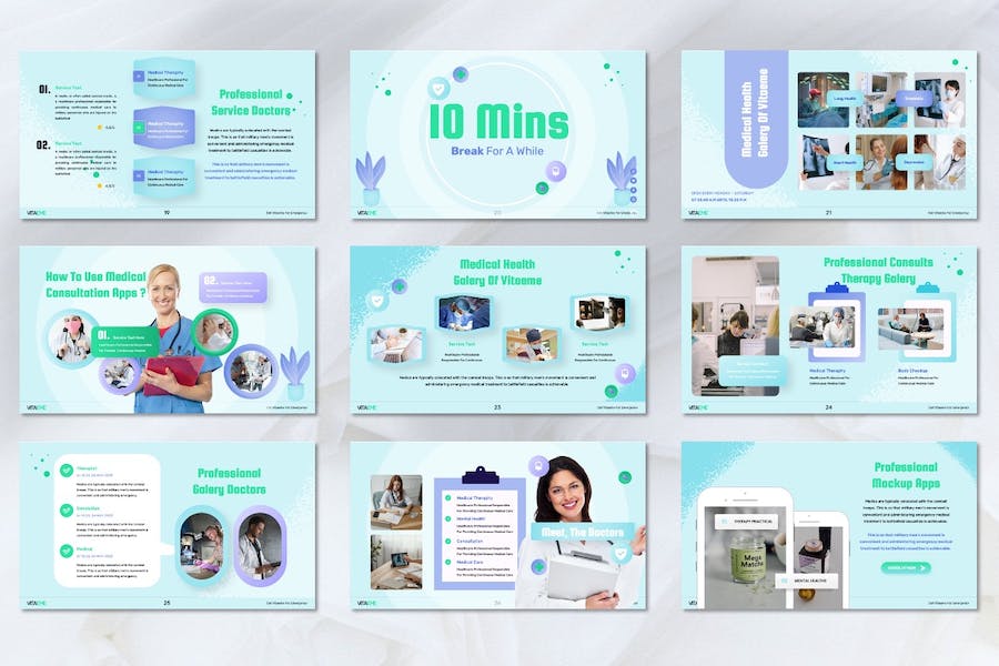 健康产品介绍养生理念分享keynote模板 - 顶尖PPT