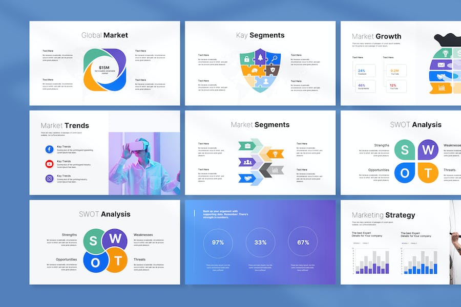 数字营销战略方案推广PPT模板 - 顶尖PPT