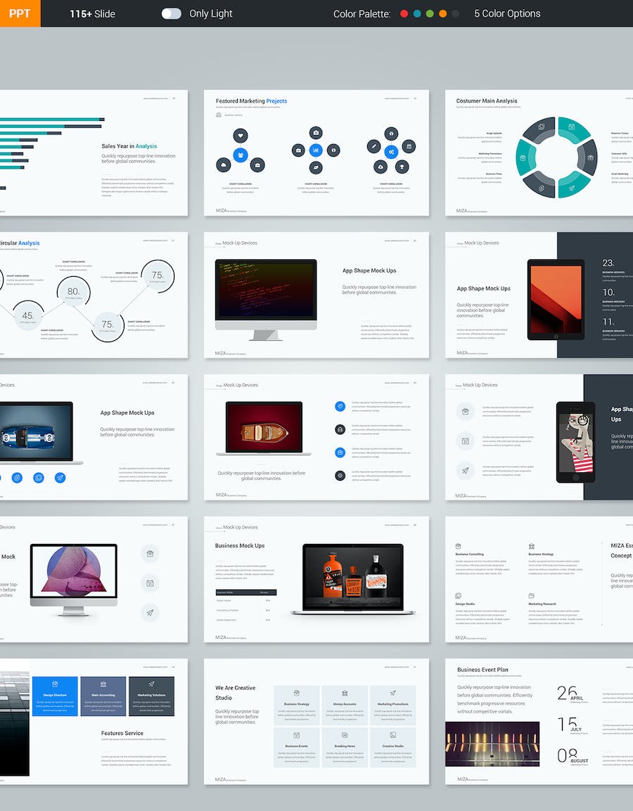 国外简约设计风格团队展示商务商业PPT模板 - 顶尖PPT