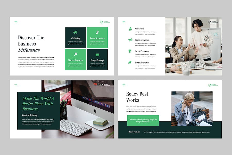 创业项目融资路演商业计划书Keynote模板 - 顶尖PPT