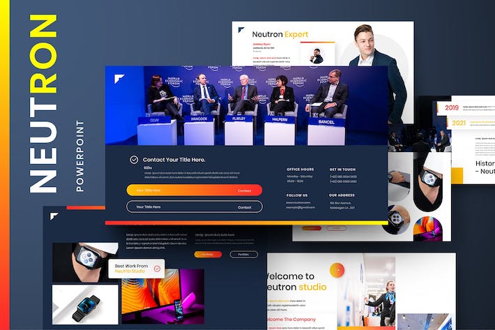 科技商务企业产品项目方案展示PPT模板 - 顶尖PPT
