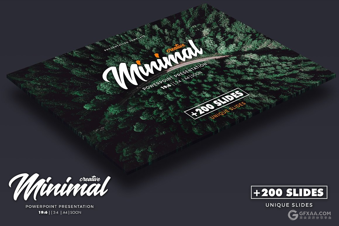 200多页渐变色欧美商务PPT模板(源文件为蓝紫渐变) - 顶尖PPT