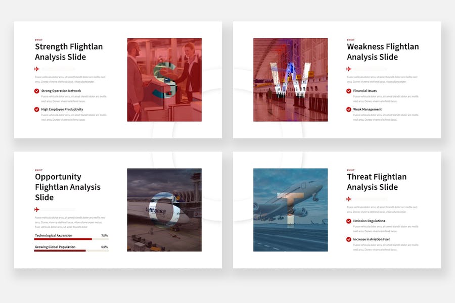 航空公司宣传介绍keynote模板 - 顶尖PPT