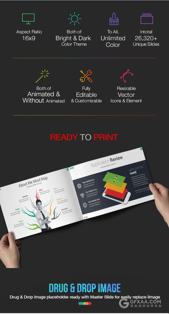 472页大型数据逻辑图图标多行业通用PPT模板 - 顶尖PPT