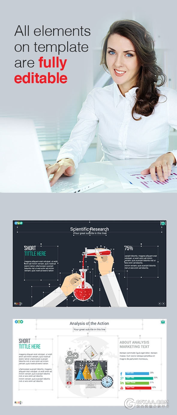 472页大型数据逻辑图图标多行业通用PPT模板 - 顶尖PPT