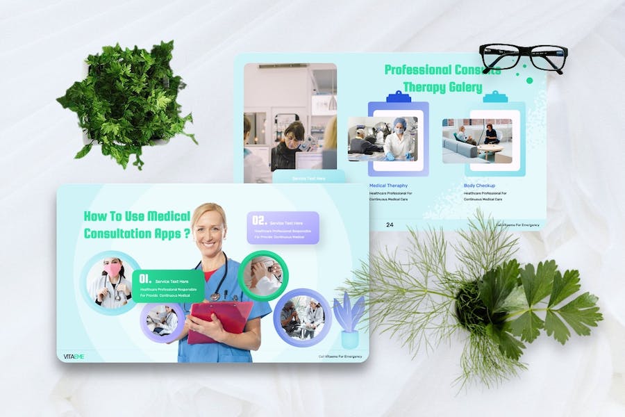 健康产品介绍养生理念分享keynote模板 - 顶尖PPT