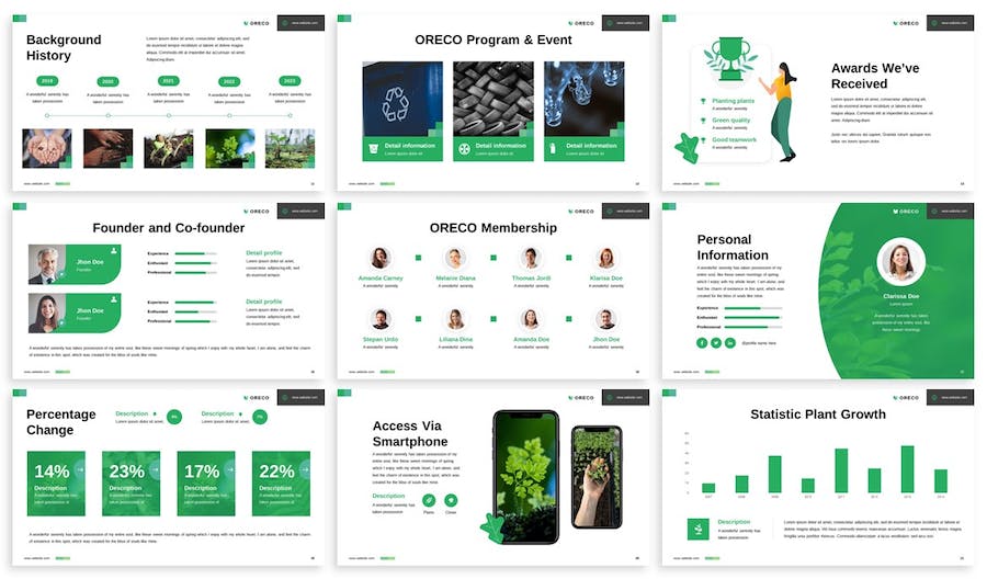 环保生态资源保护方案PPT模板 - 顶尖PPT