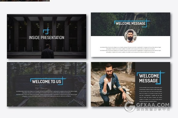 130页简约文艺图片展示商务通用keynote模板 - 顶尖PPT