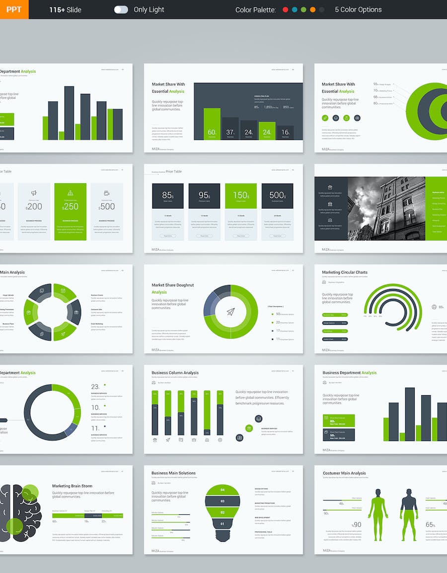 国外简约设计风格团队展示商务商业PPT模板 - 顶尖PPT
