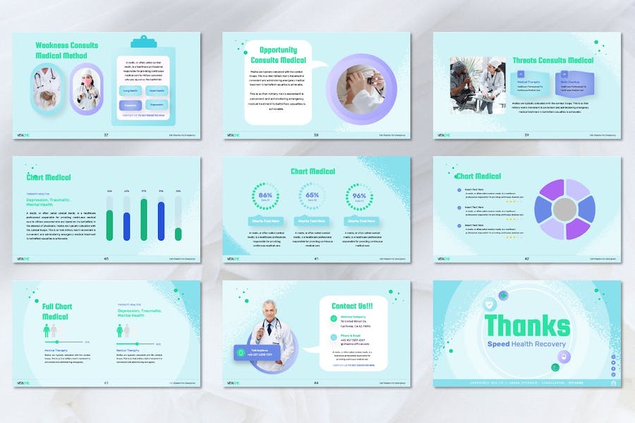 健康产品介绍养生理念分享keynote模板 - 顶尖PPT