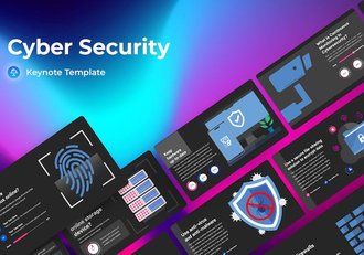 网络安全防护信息安全Keynote模板 - 顶尖PPT