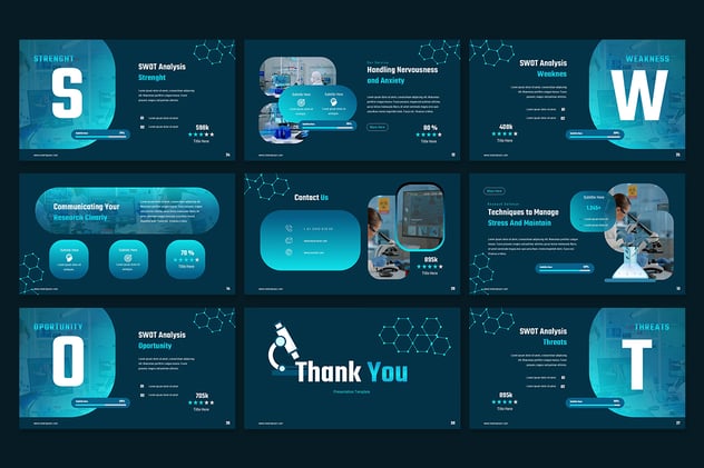 研究防御科学领域PPT模板 - 顶尖PPT