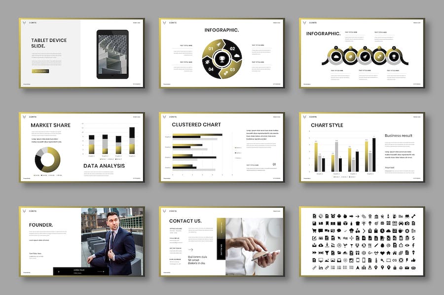 商业计划企业合作多用途商务keynote模板 - 顶尖PPT