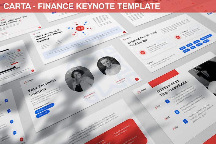 财务规划投资理财方案Keynote模板 - 顶尖PPT