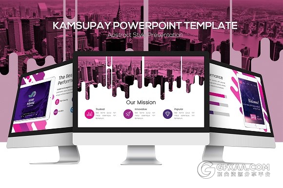 12种配色20多页精美创意商务PPT模板 - 顶尖PPT