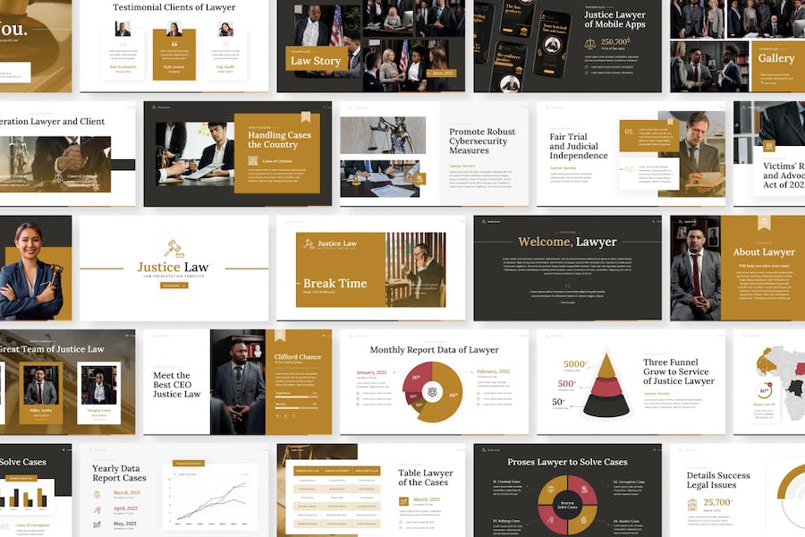 法律司法知识教育宣传PPT模板 - 顶尖PPT