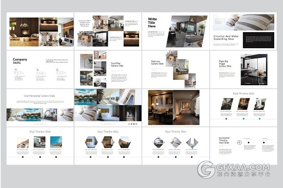 95页极简家居装修风格展示PPT模板 - 顶尖PPT