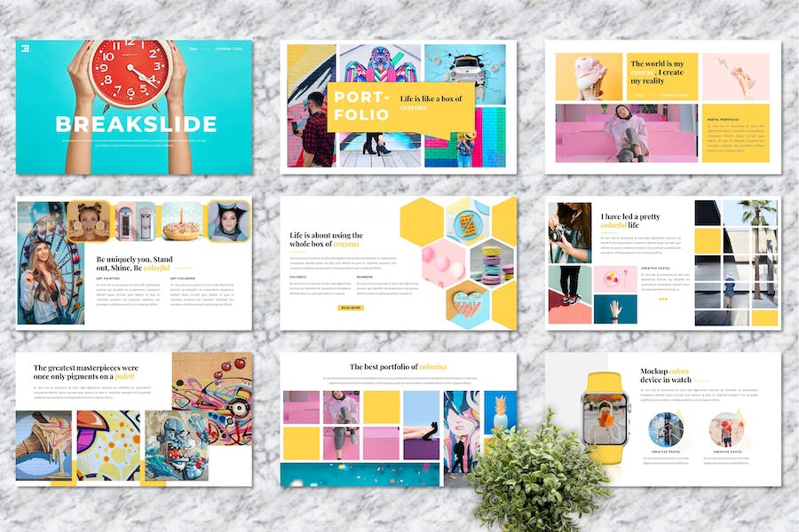 创意商务品牌推广方案Keynote模板 - 顶尖PPT