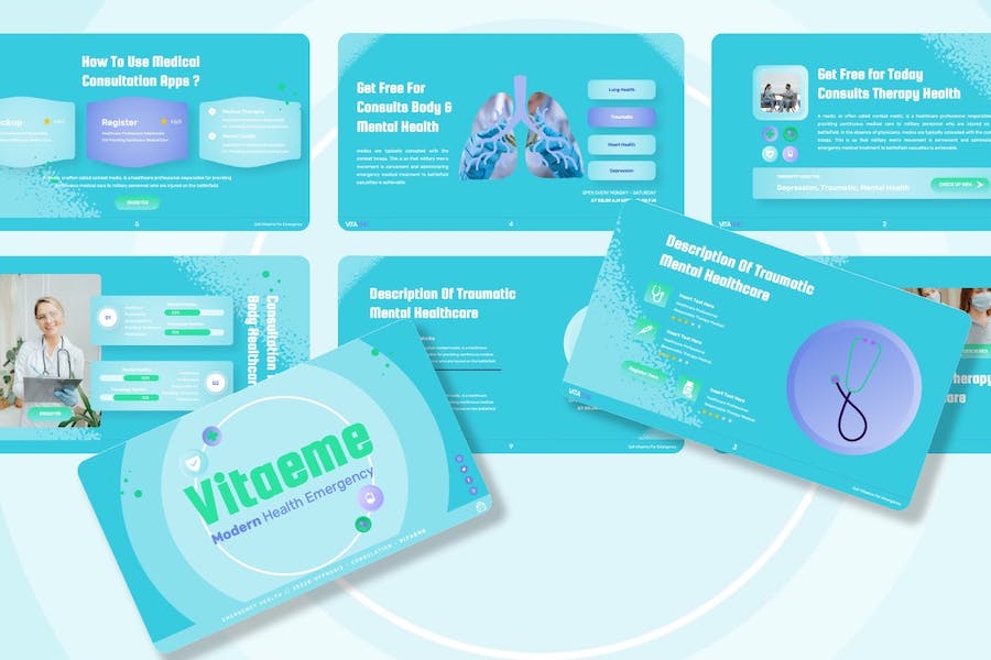 健康产品介绍养生理念分享keynote模板 - 顶尖PPT