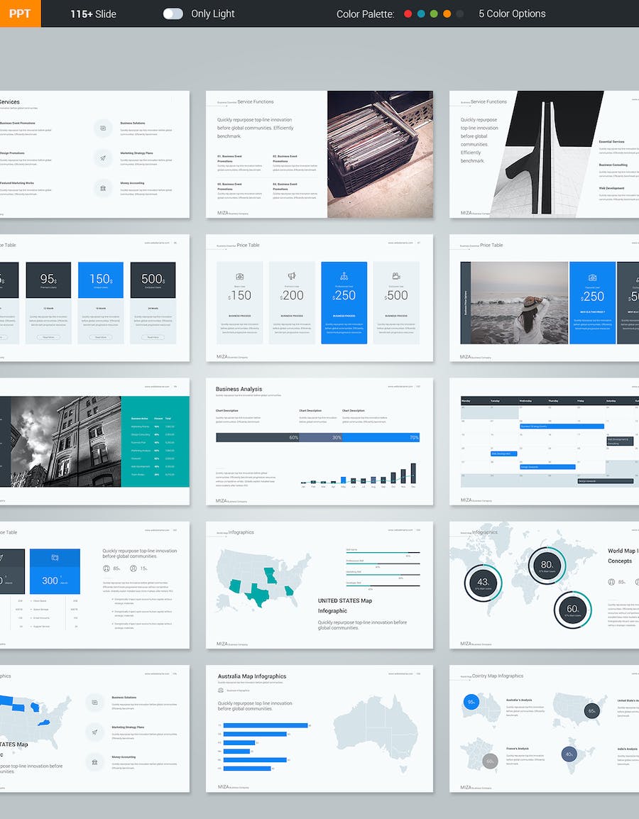 国外简约设计风格团队展示商务商业PPT模板 - 顶尖PPT