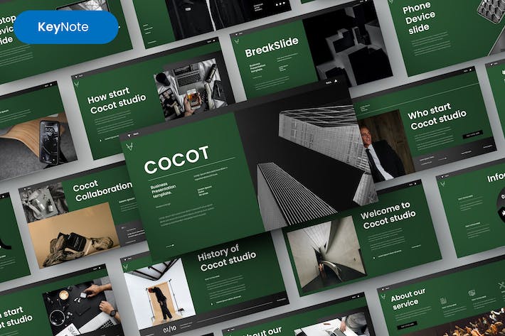 业务合作推广展示欧美商务keynote模板 - 顶尖PPT