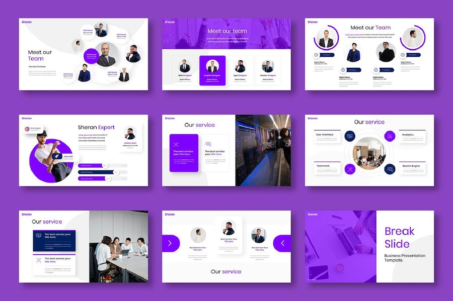 商务项目合作会议谈论keynote模板 - 顶尖PPT